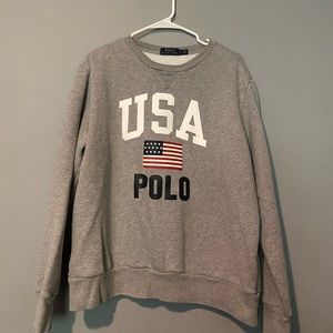 Grey Ralph Luaren USA sweatshirt